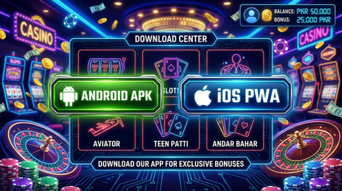 Main screen of Jackpot World download page for PK players - 4